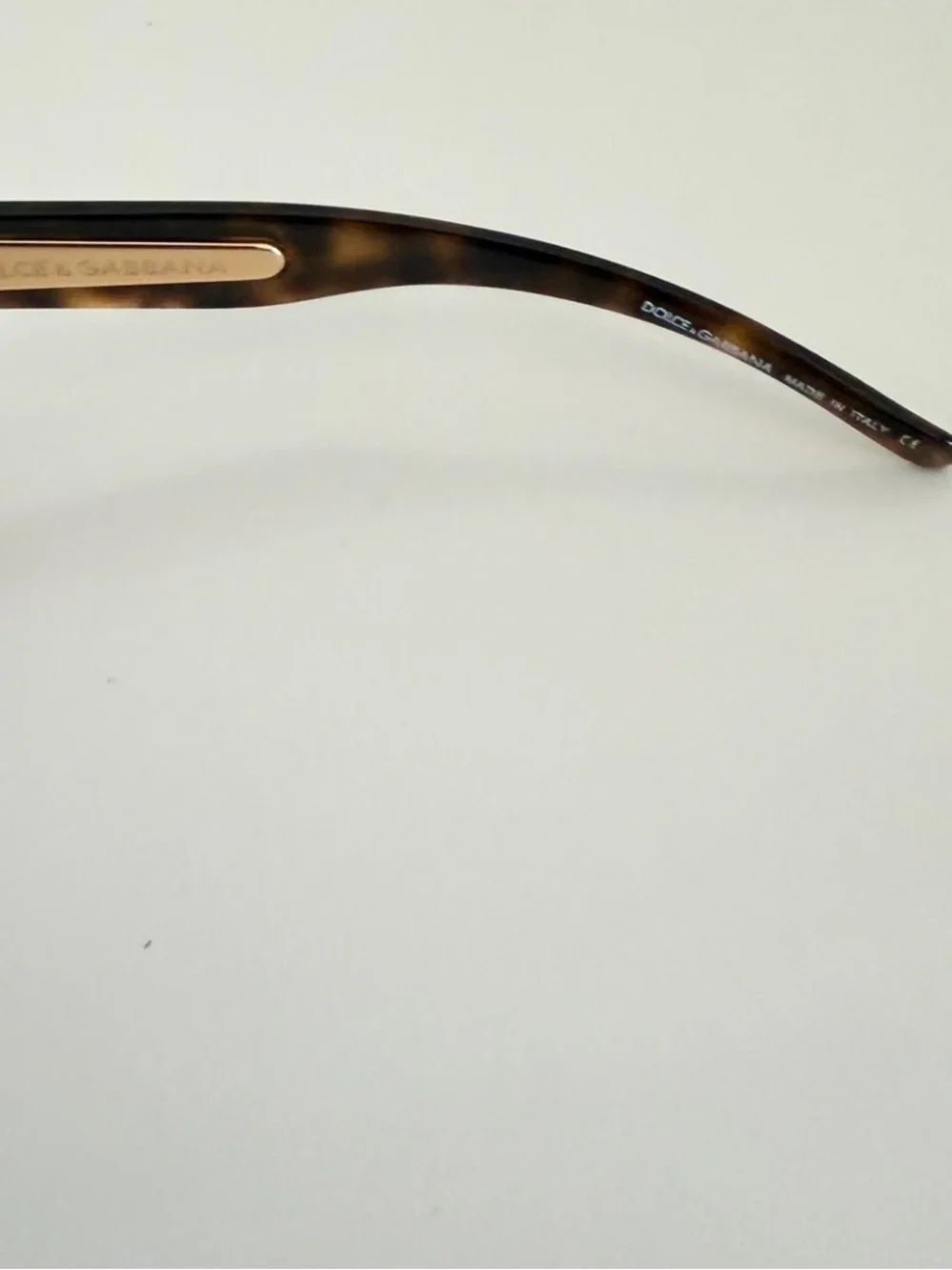 Dolce & Gabbana DG 6031 Vintage Tortoiseshell Wraparound Mask Sunglasses Set Y2K